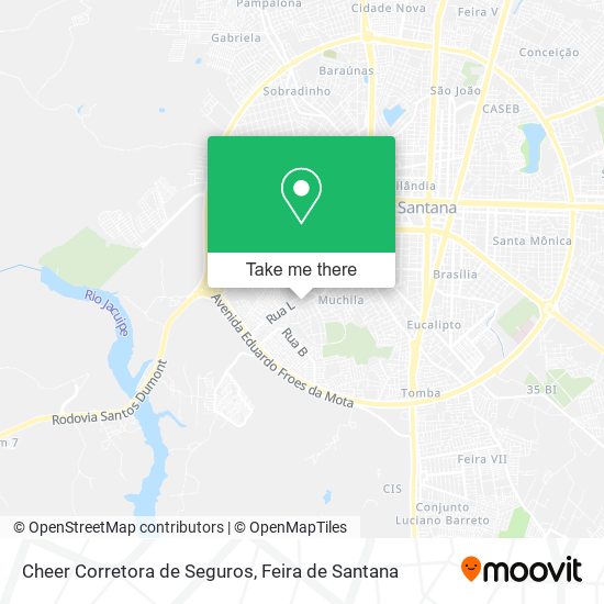 Cheer Corretora de Seguros map