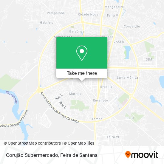 Corujão Supermercado map
