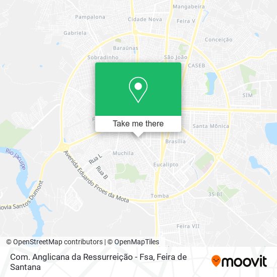 Com. Anglicana da Ressurreição - Fsa map