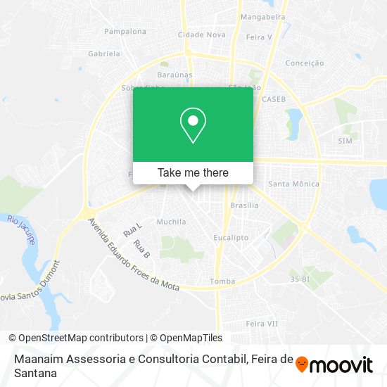 Mapa Maanaim Assessoria e Consultoria Contabil