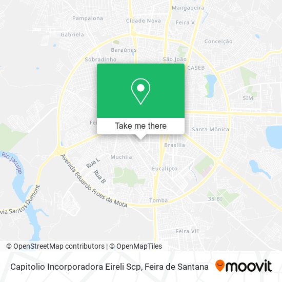 Mapa Capitolio Incorporadora Eireli Scp