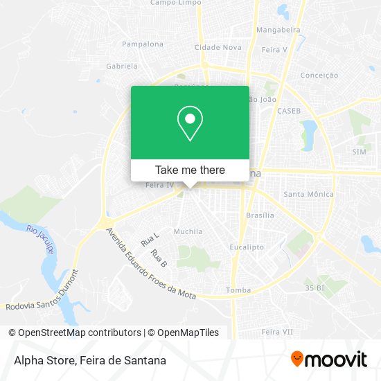 Mapa Alpha Store