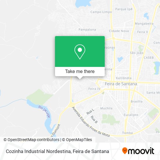 Cozinha Industrial Nordestina map