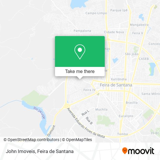 John Imoveis map