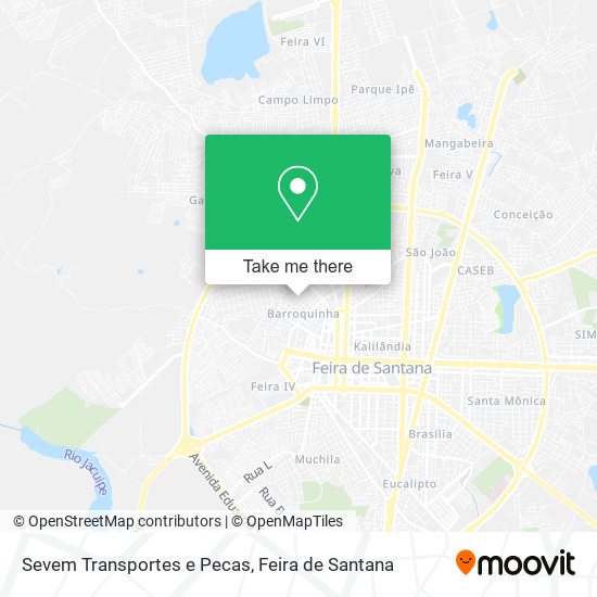 Sevem Transportes e Pecas map
