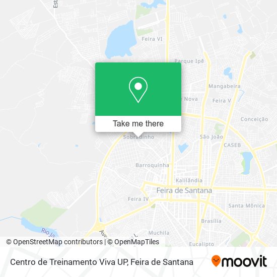 Centro de Treinamento Viva UP map