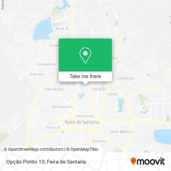 Opção Ponto 10 map