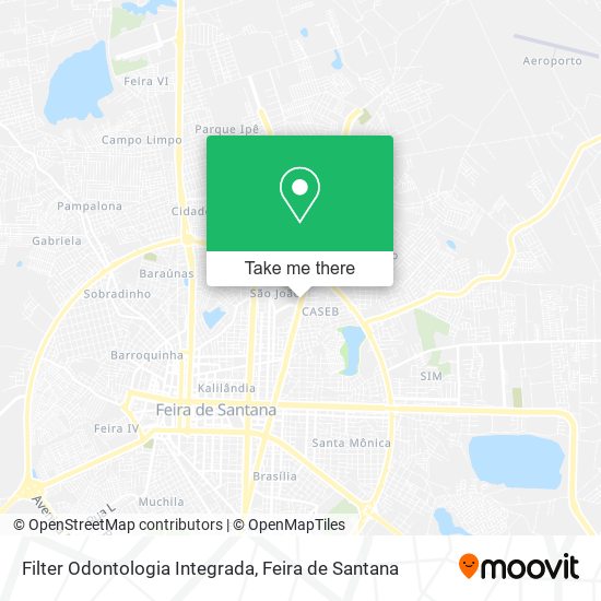 Mapa Filter Odontologia Integrada