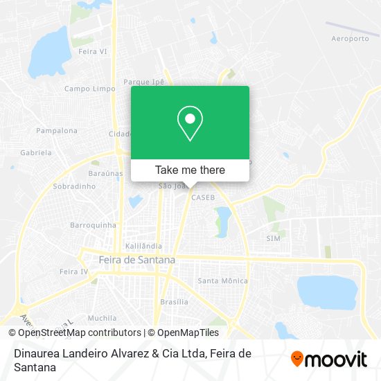 Dinaurea Landeiro Alvarez & Cia Ltda map