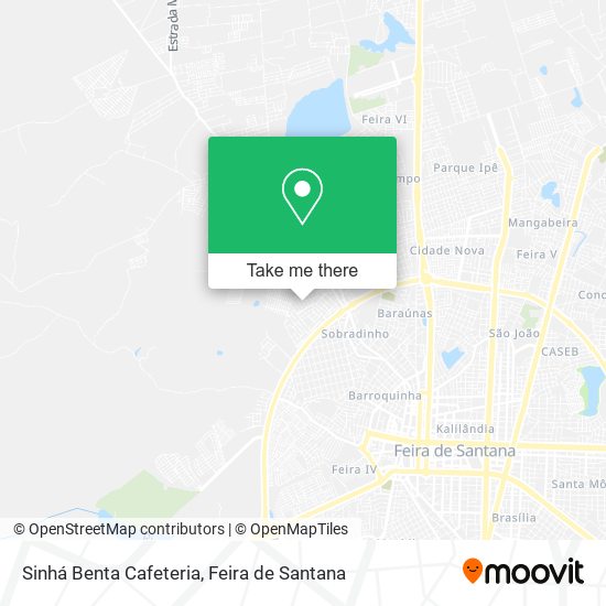 Sinhá Benta Cafeteria map
