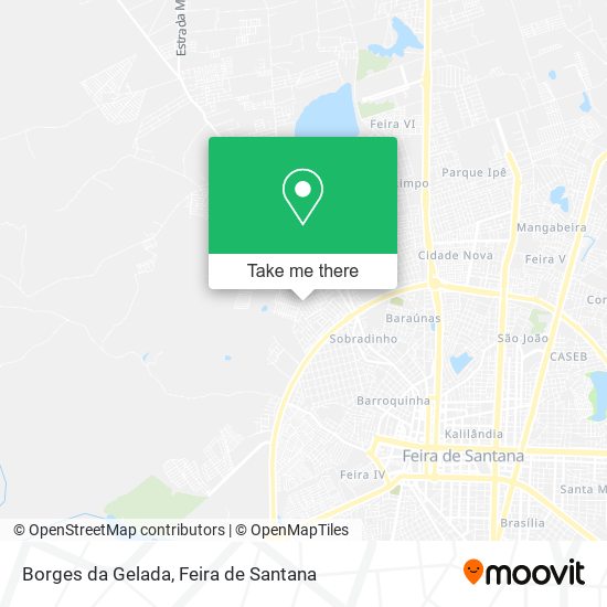 Mapa Borges da Gelada