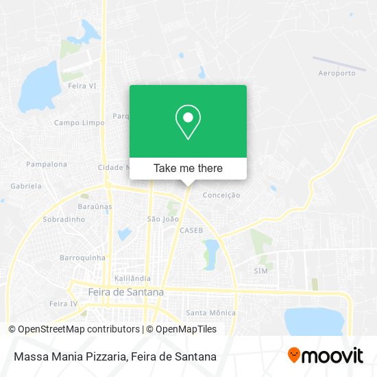 Massa Mania Pizzaria map