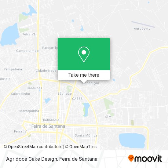 Agridoce Cake Design map