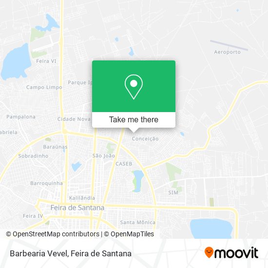 Barbearia Vevel map