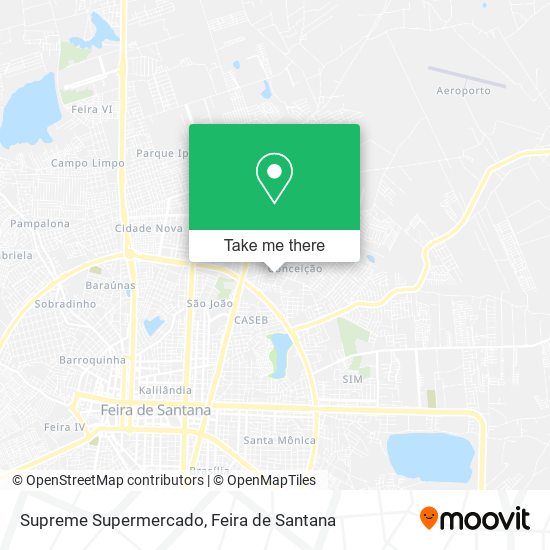 Mapa Supreme Supermercado