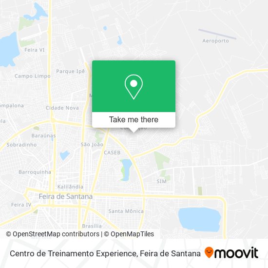 Centro de Treinamento Experience map