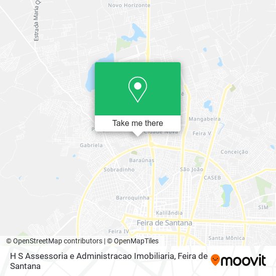 H S Assessoria e Administracao Imobiliaria map