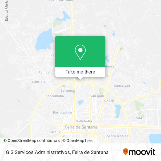 G S Servicos Administrativos map