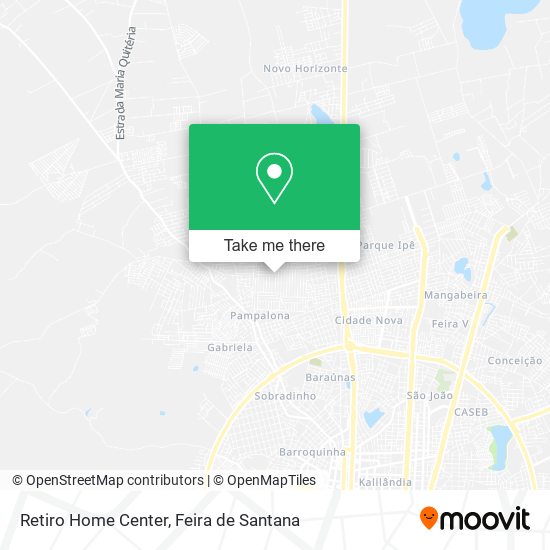 Retiro Home Center map
