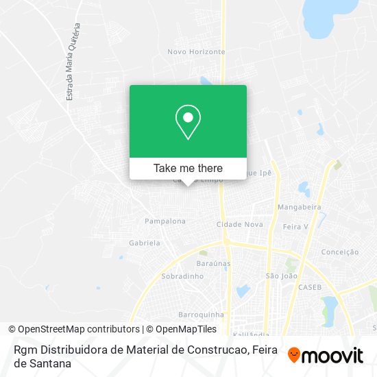 Mapa Rgm Distribuidora de Material de Construcao