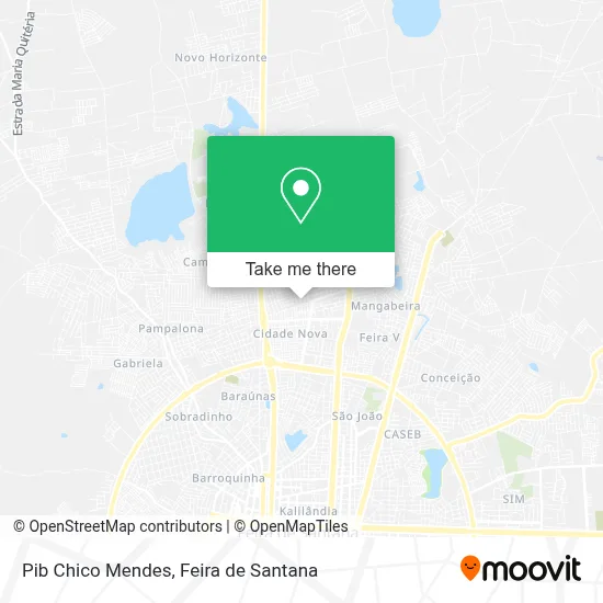 Pib Chico Mendes map