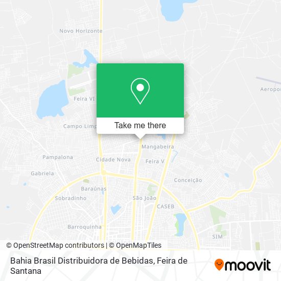 Bahia Brasil Distribuidora de Bebidas map