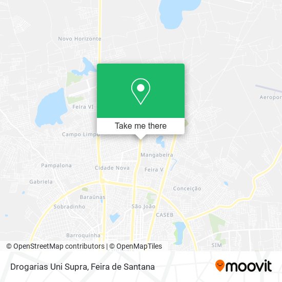 Drogarias Uni Supra map