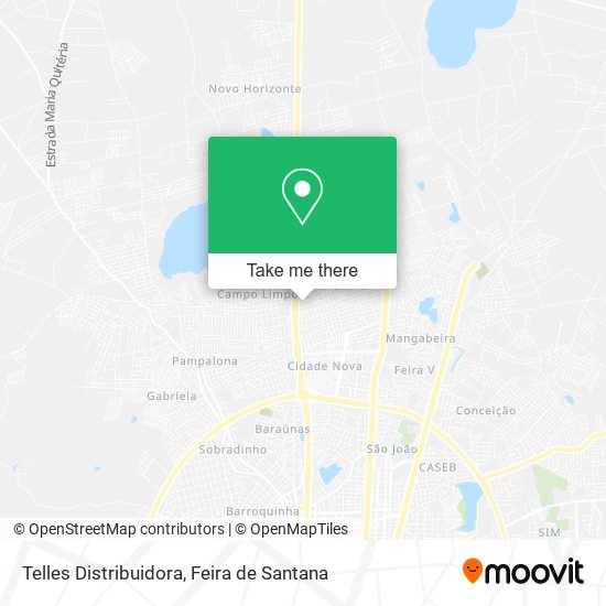 Telles Distribuidora map