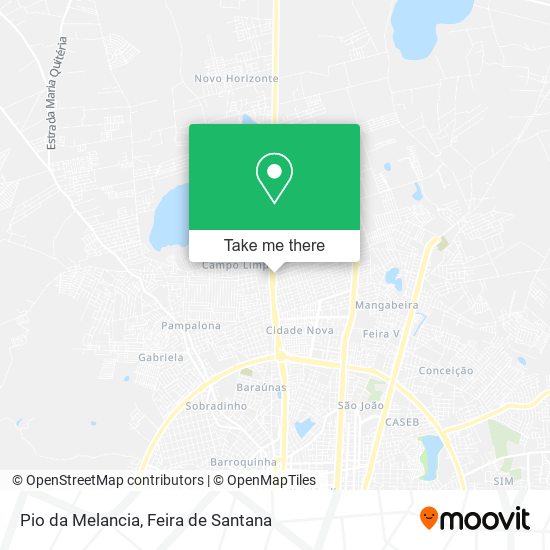 Pio da Melancia map