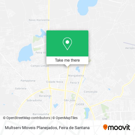 Multserv Moveis Planejados map