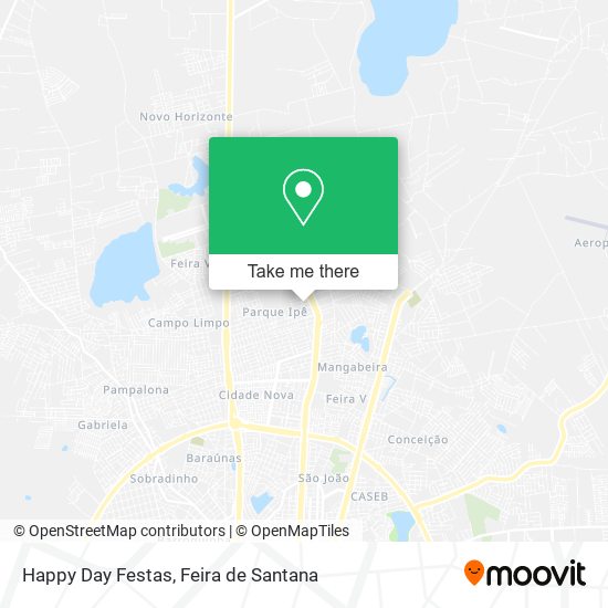 Happy Day Festas map