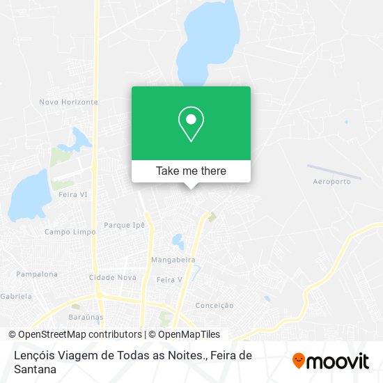 Lençóis Viagem de Todas as Noites. map