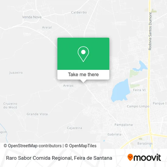 Raro Sabor Comida Regional map