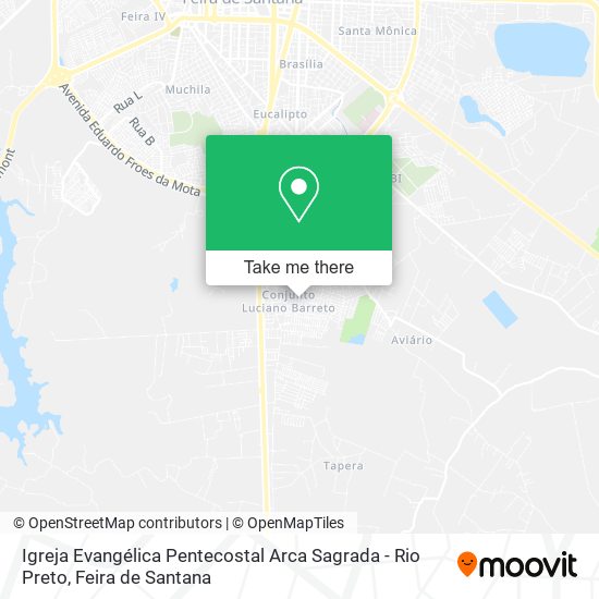 Igreja Evangélica Pentecostal Arca Sagrada - Rio Preto map