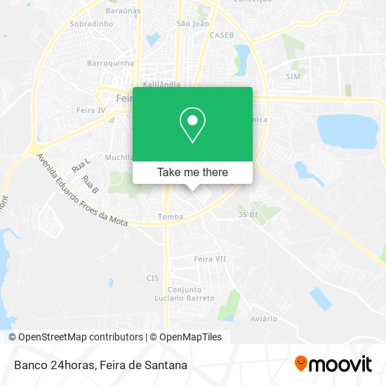 Banco 24horas map