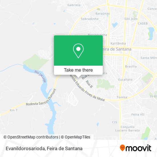 Evanildorosarioda map