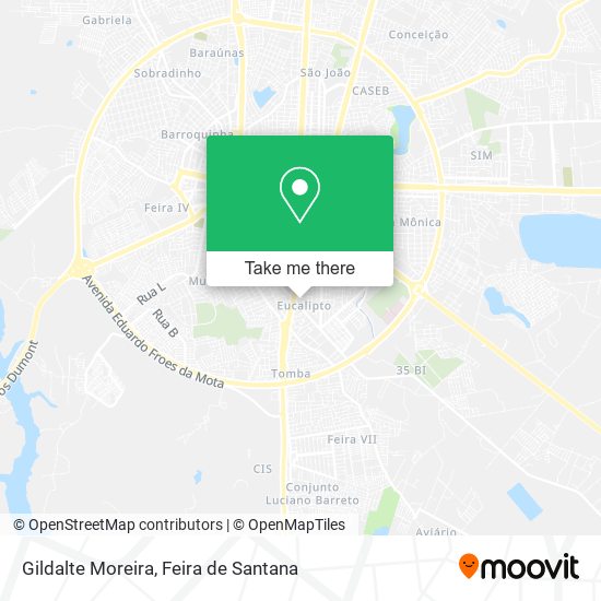Gildalte Moreira map
