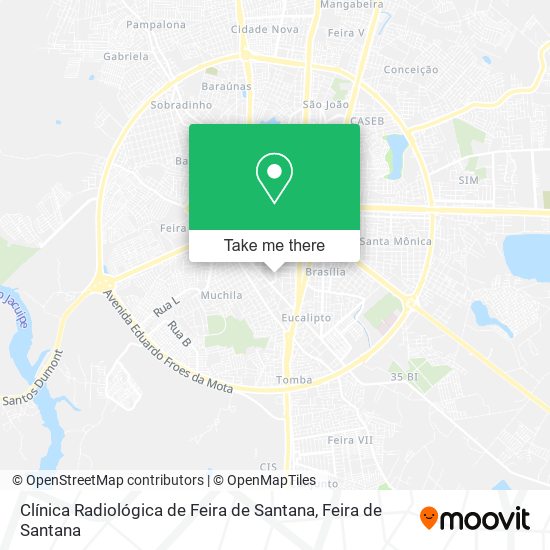 Clínica Radiológica de Feira de Santana map