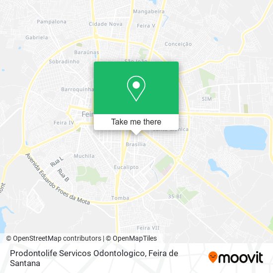 Prodontolife Servicos Odontologico map
