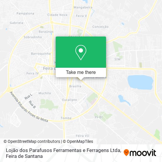 Lojão dos Parafusos Ferramentas e Ferragens Ltda map
