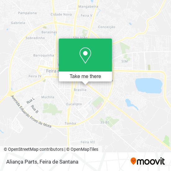 Aliança Parts map