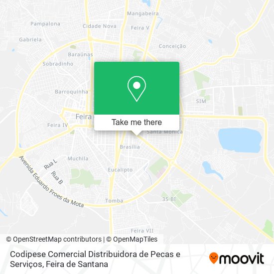 Codipese Comercial Distribuidora de Pecas e Serviços map