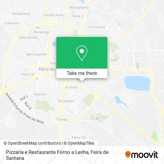 Pizzaria e Restaurante Forno a Lenha map