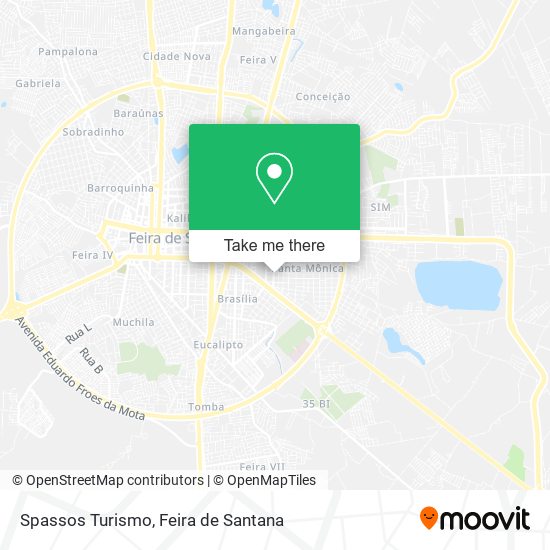 Spassos Turismo map