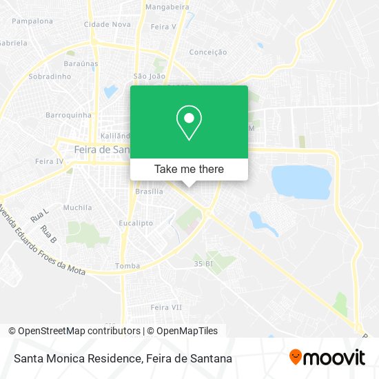 Santa Monica Residence map