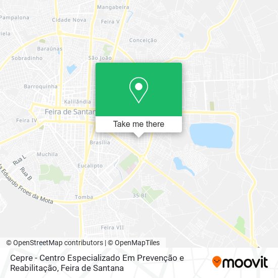 Cepre - Centro Especializado Em Prevenção e Reabilitação map