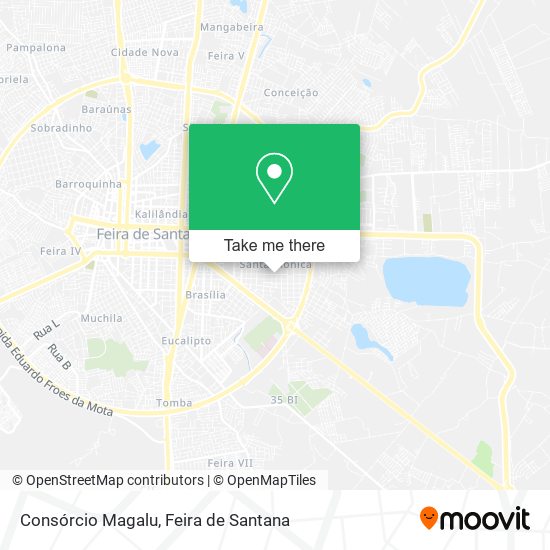 Consórcio Magalu map