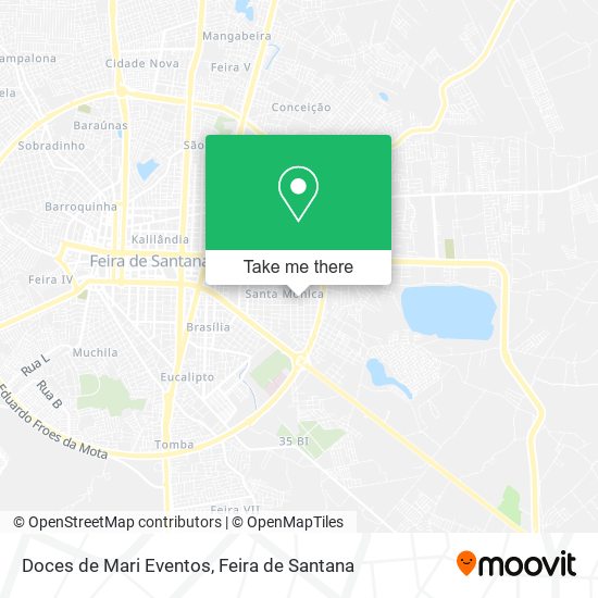 Doces de Mari Eventos map