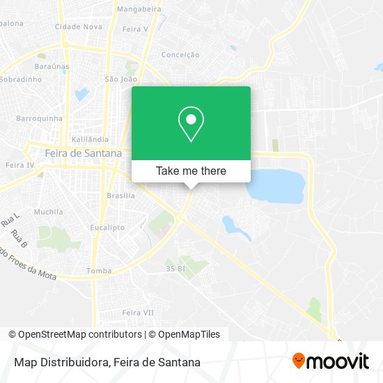 Map Distribuidora map