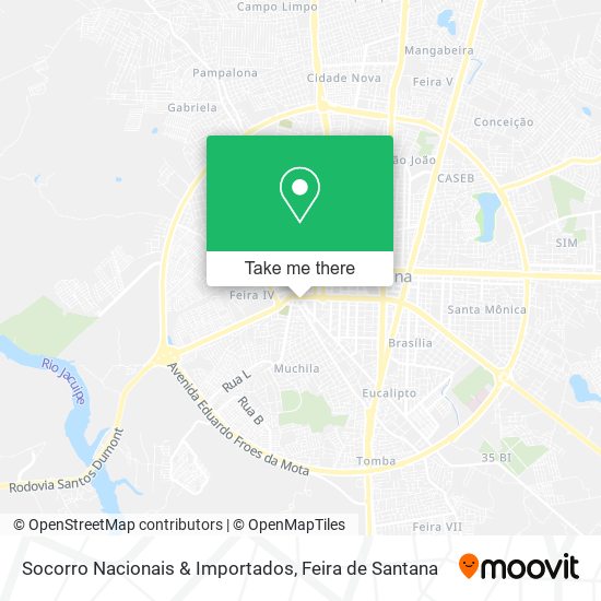 Socorro Nacionais & Importados map